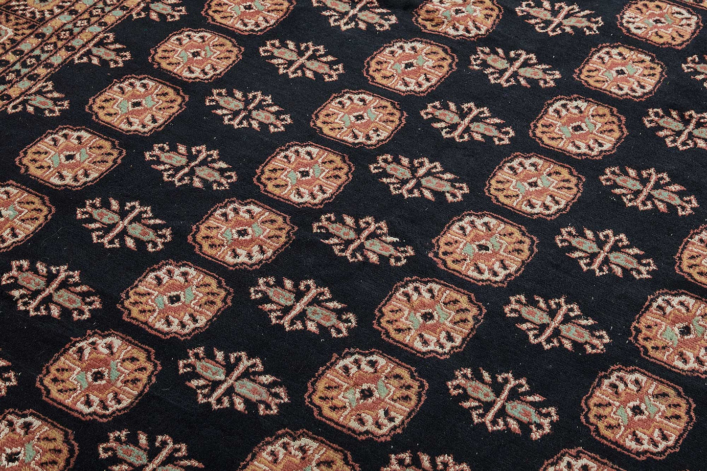 6x9 Blue Floral Oushak Rug - 51544