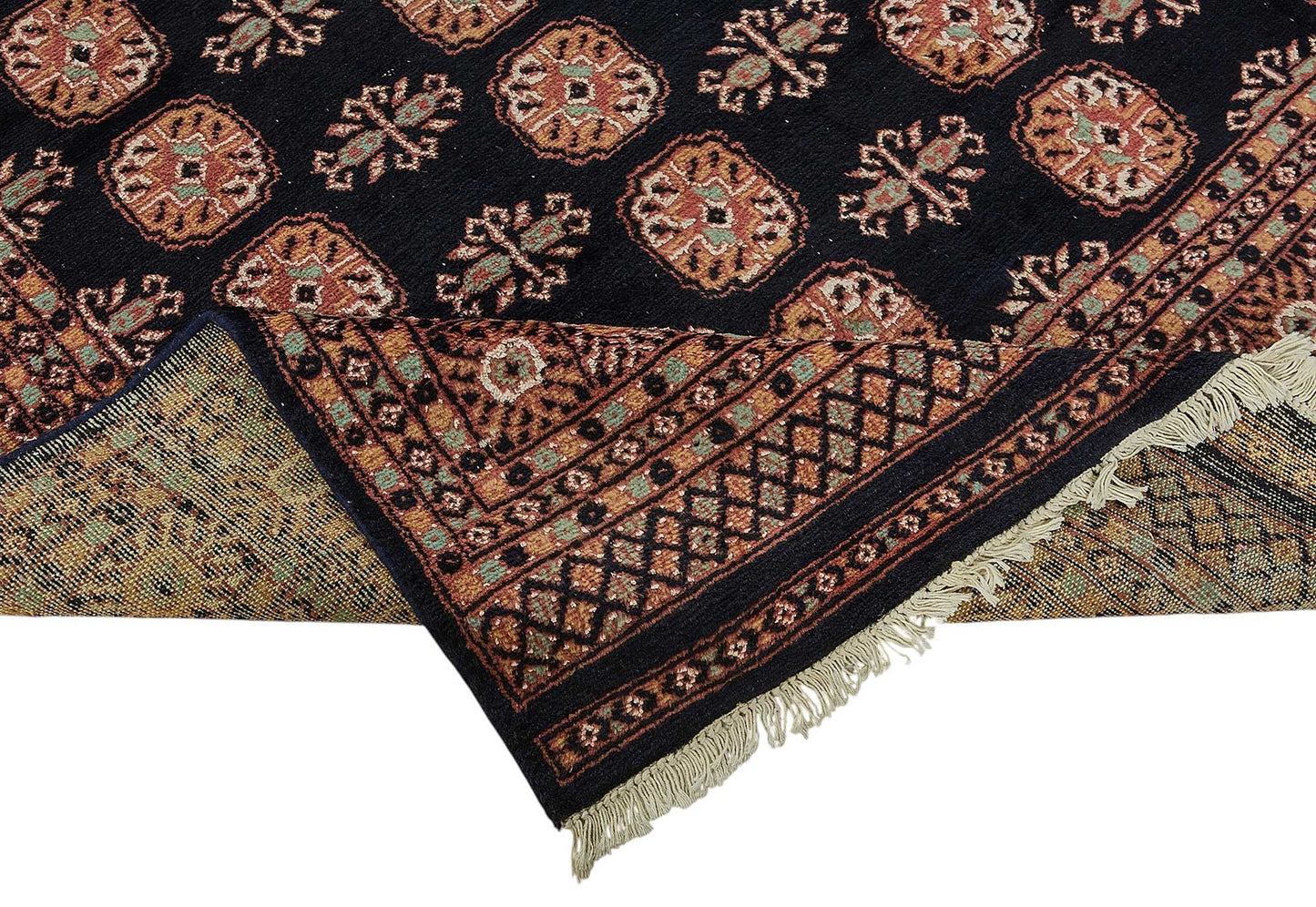6x9 Blue Floral Oushak Rug - 51544