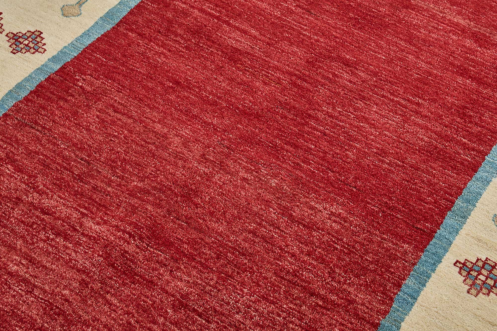 6x8 Red Turkish Tribal Oushak Rug - 51551