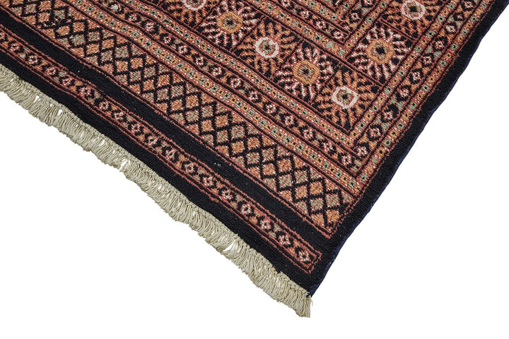 6x9 Blue Traditional Geometric Oushak Rug - 51554