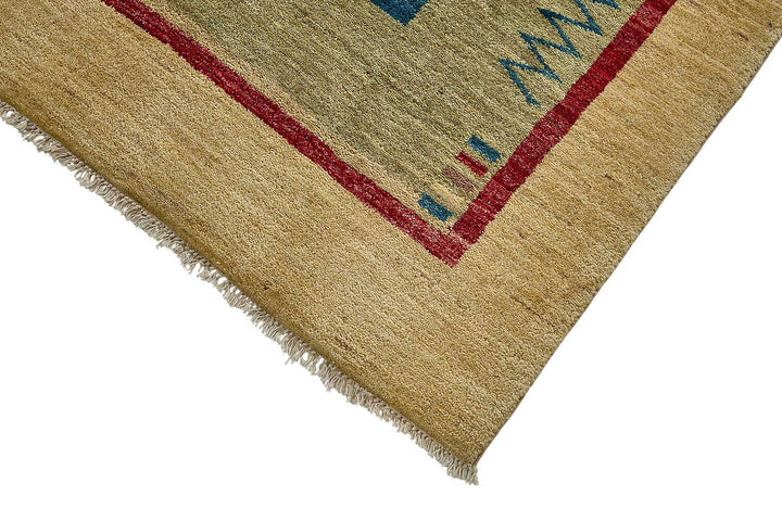 7x10 Beige Traditional Geometric Oushak Rug - 51578