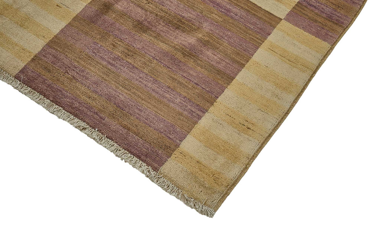 5x8 Beige Contemporary Geometric Oushak Rug - 51591
