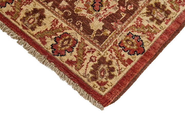 3x10 Red Floral Oushak Rug - 51596