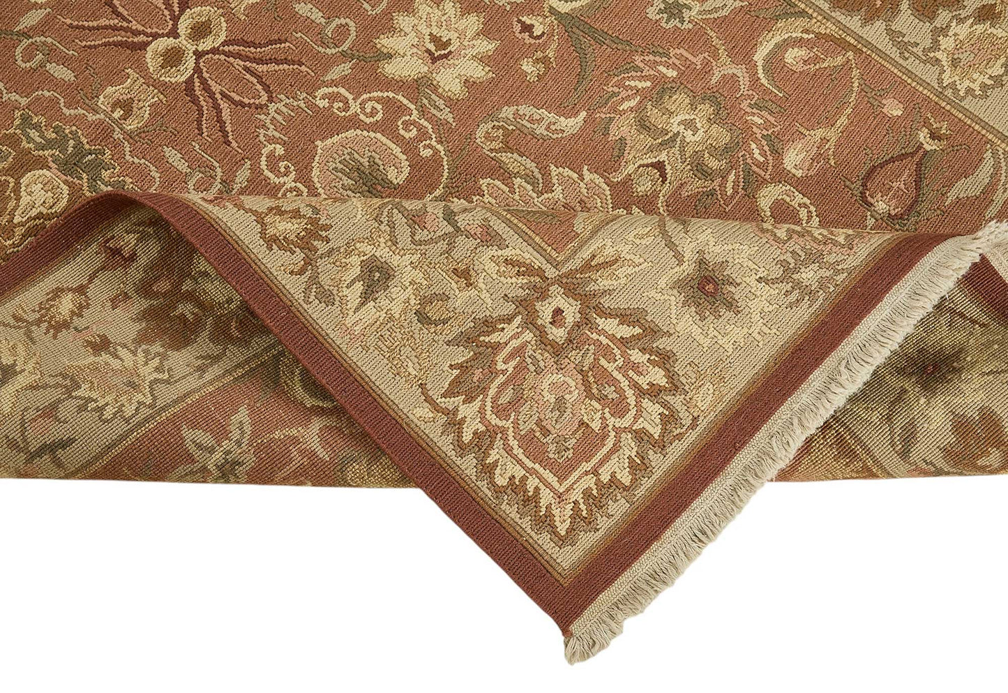 4x6 Red Floral Oushak Rug - 51600