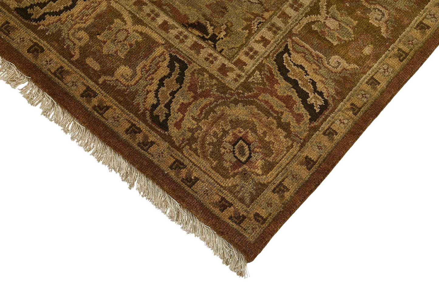 4x6 Red Traditional Medallion Oushak Rug - 51601