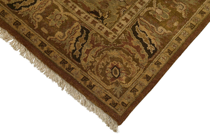4x6 Red Traditional Medallion Oushak Rug - 51601