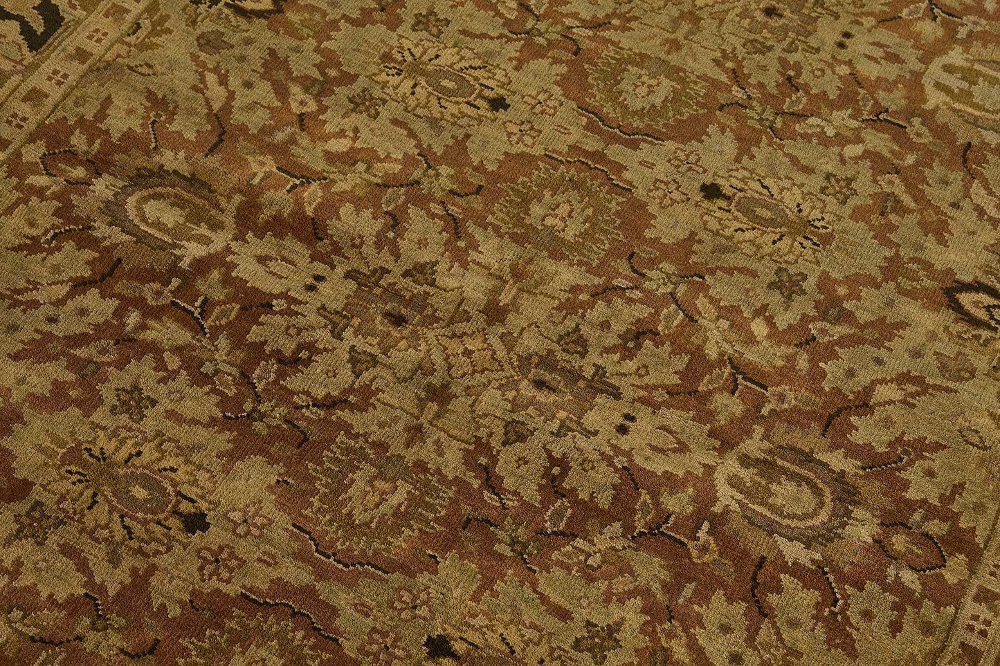 4x6 Red Traditional Medallion Oushak Rug - 51601