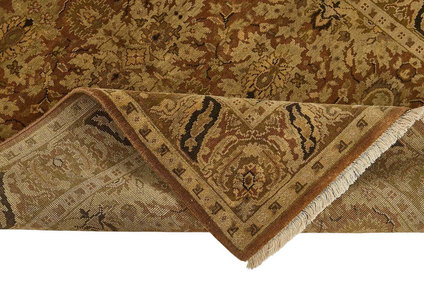 4x6 Red Traditional Medallion Oushak Rug - 51601