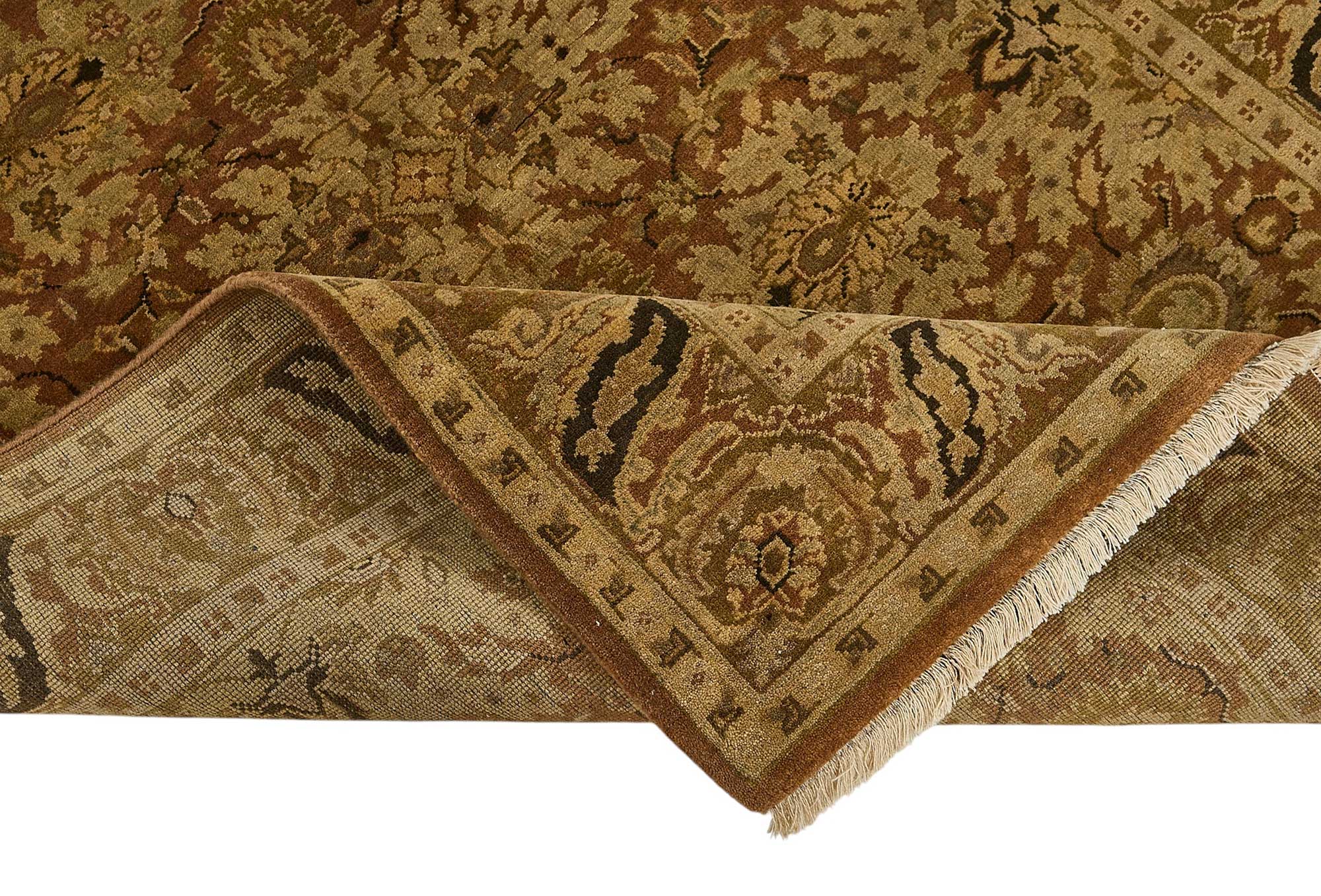 4x6 Red Traditional Medallion Oushak Rug - 51601