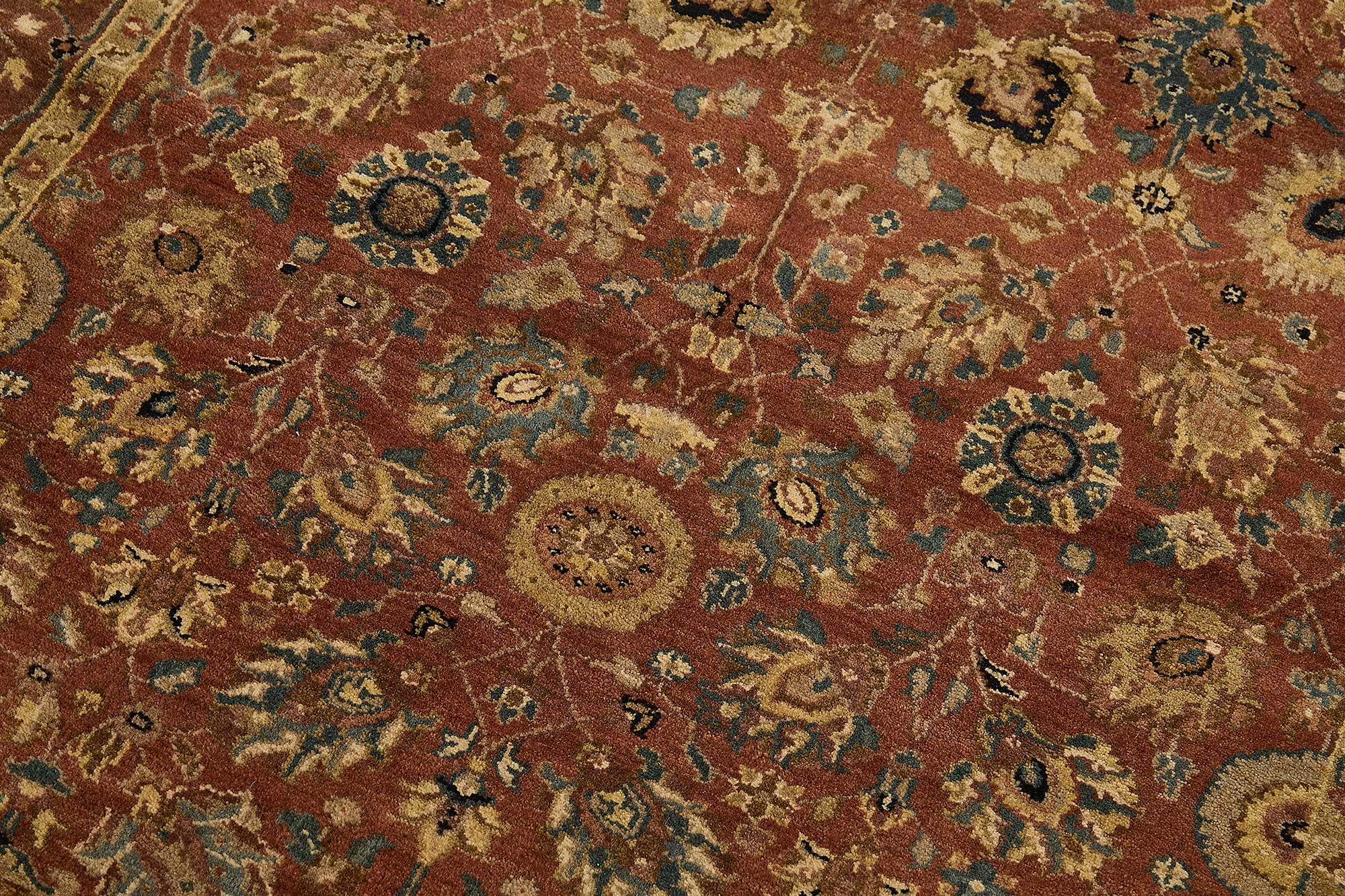 4x6 Red Floral Oushak Rug - 51604