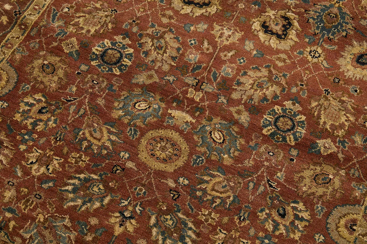 4x6 Red Floral Oushak Rug - 51604