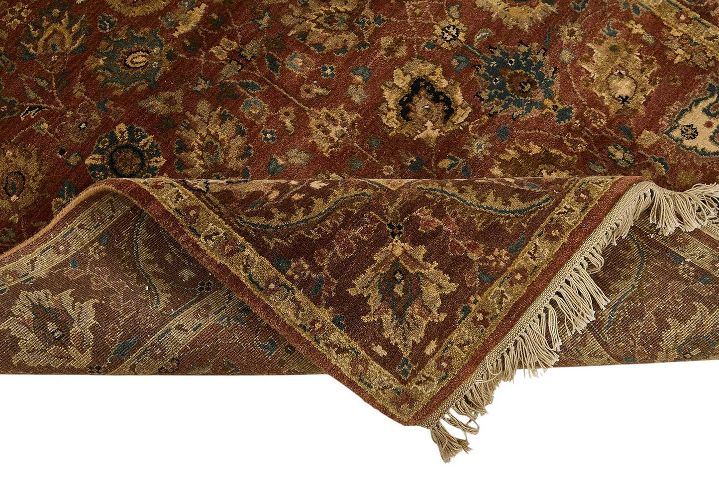 4x6 Red Floral Oushak Rug - 51604