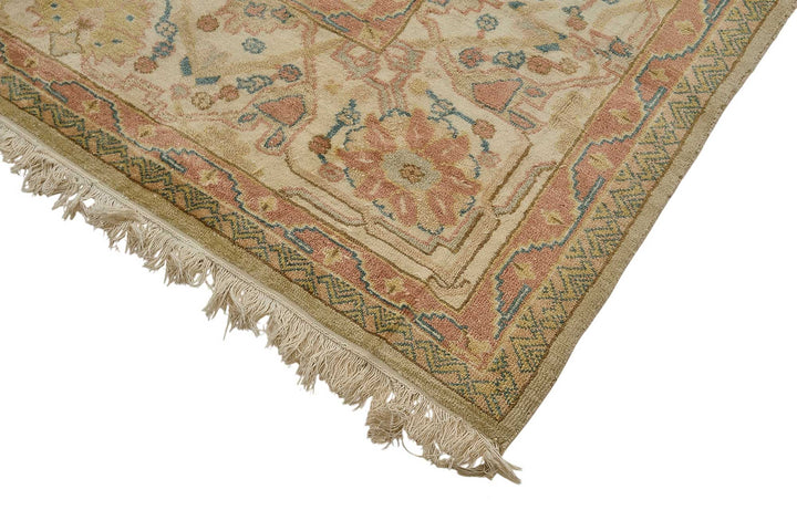 9x12 Beige Medallion Oushak Rug - 51612