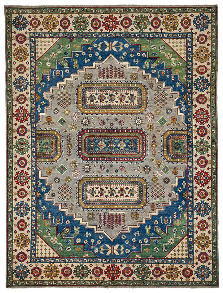 9x12 Beige Medallion Oushak Rug - 51616