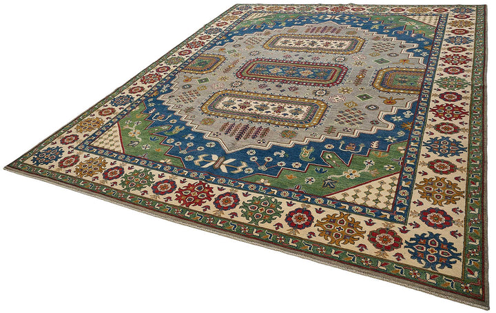 9x12 Beige Medallion Oushak Rug - 51616