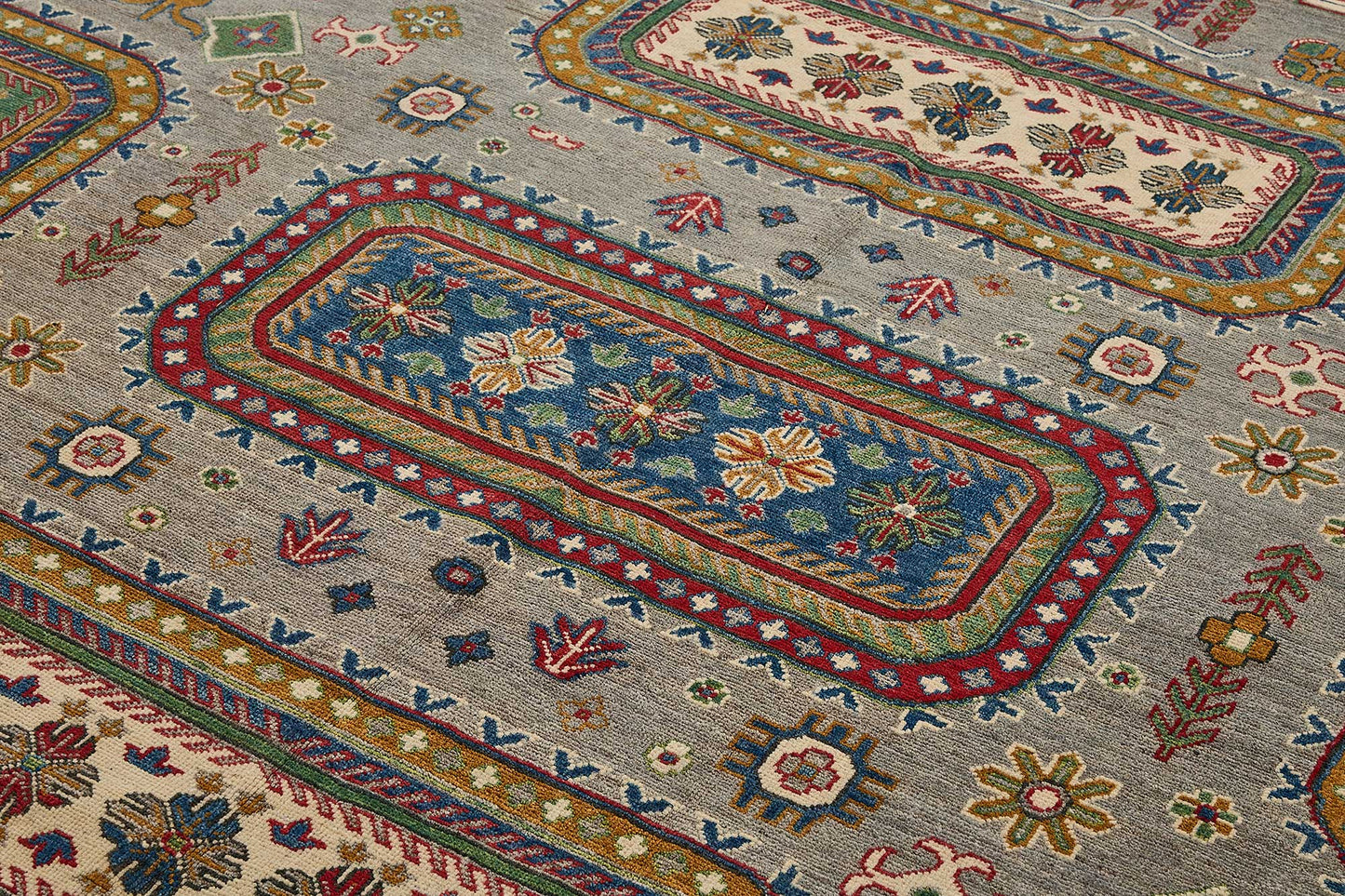9x12 Beige Medallion Oushak Rug - 51616