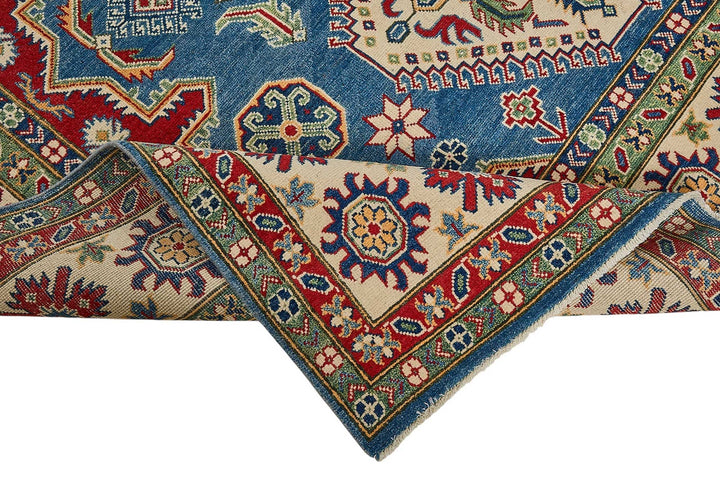 8x10 Blue Traditional Medallion Oushak Rug - 51617