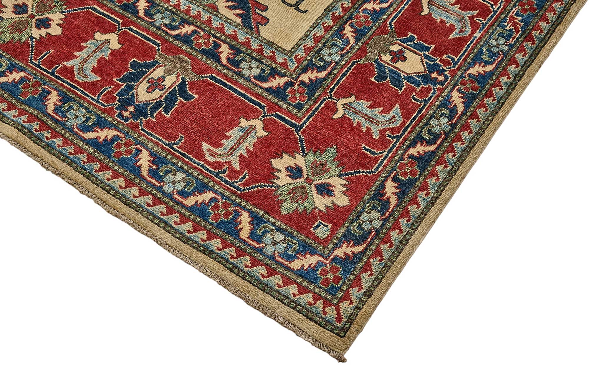 9x12 Beige Turkish Medallion Oushak Rug - 51619