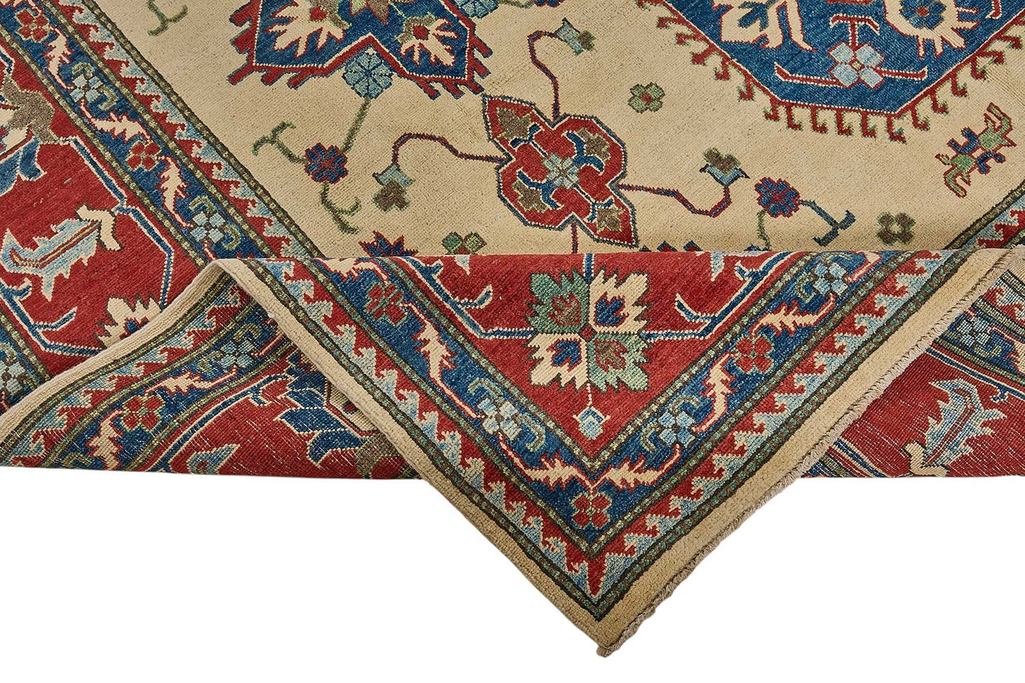 9x12 Beige Turkish Medallion Oushak Rug - 51619