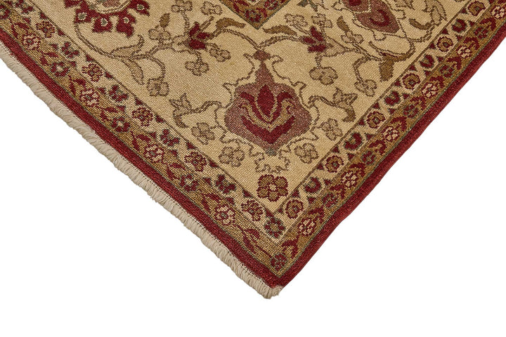 10x14 Red Handmade Floral Oushak Rug - 51626