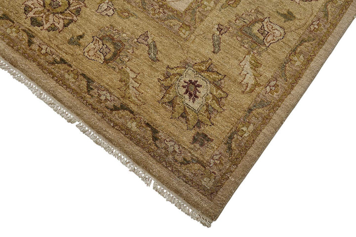 9x12 Beige Turkish Floral Oushak Rug - 51627