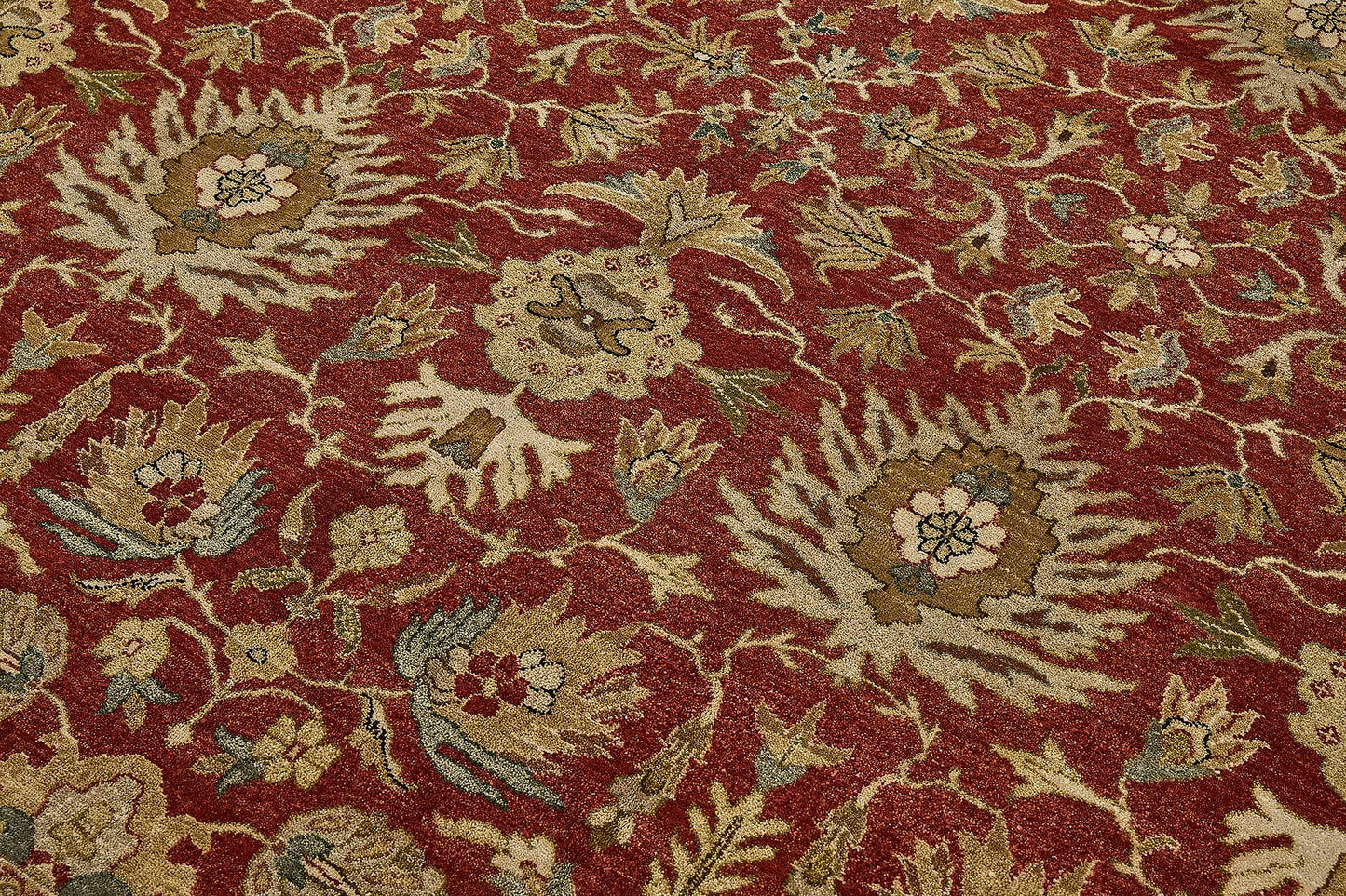 8x10 Red Handmade Floral Oushak Rug - 51630