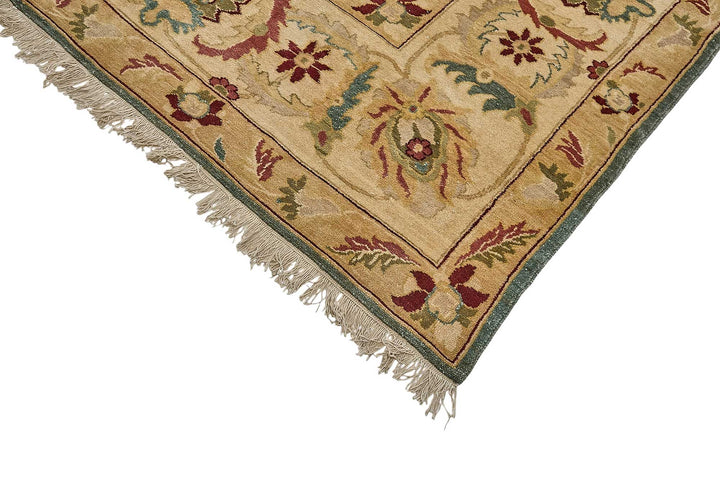 10x14 Beige Floral Oushak Rug - 51632