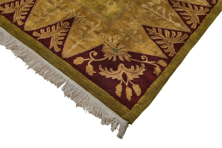 10x13 Green Contemporary Oushak Rug - 51636