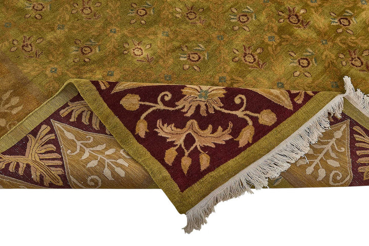10x13 Green Contemporary Oushak Rug - 51636