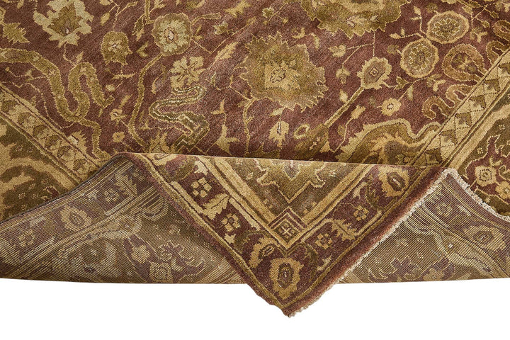 9x12 Beige Floral Oushak Rug - 51648