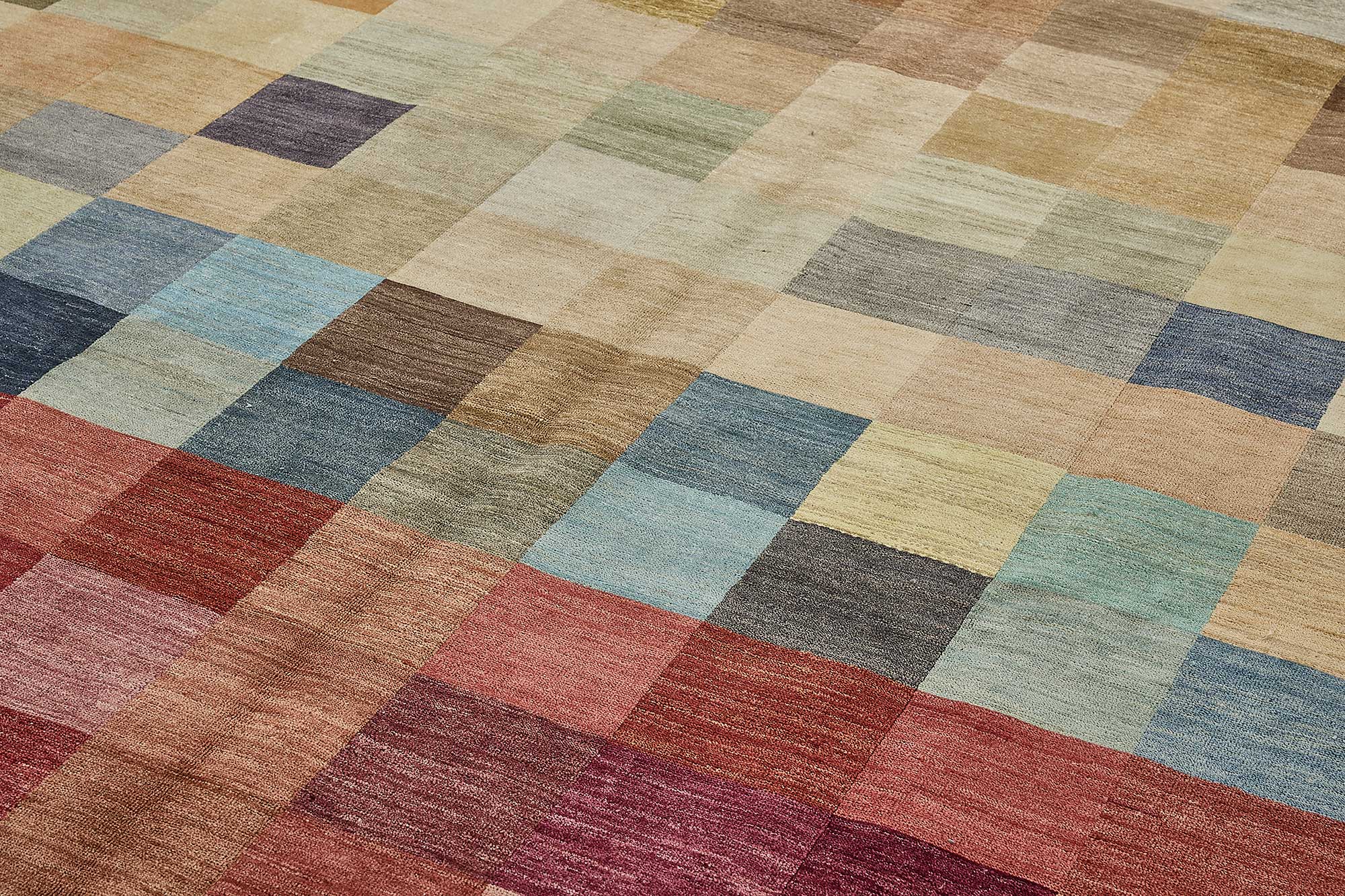 10x14 Multicolor Geometric Oushak Rug - 51652