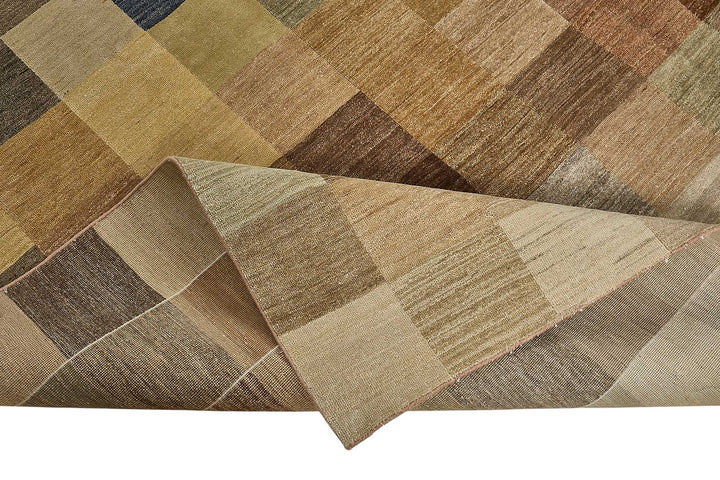 10x14 Multicolor Geometric Oushak Rug - 51652