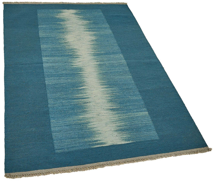4x5 Contemporary Wool Kilim Rug - 51659