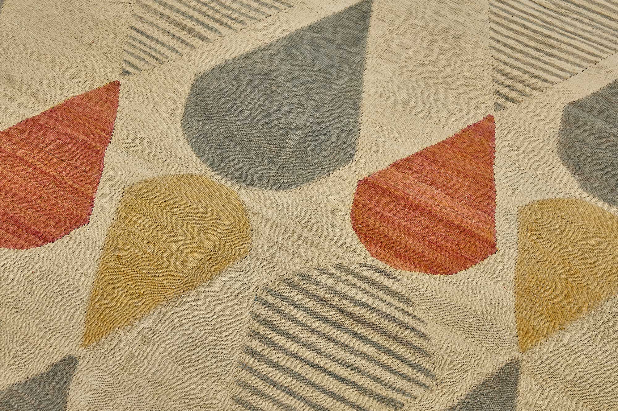 4x6 Contemporary Wool Kilim Rug - 51660