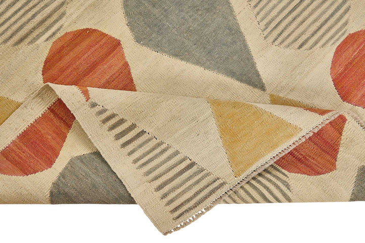 4x6 Contemporary Wool Kilim Rug - 51660