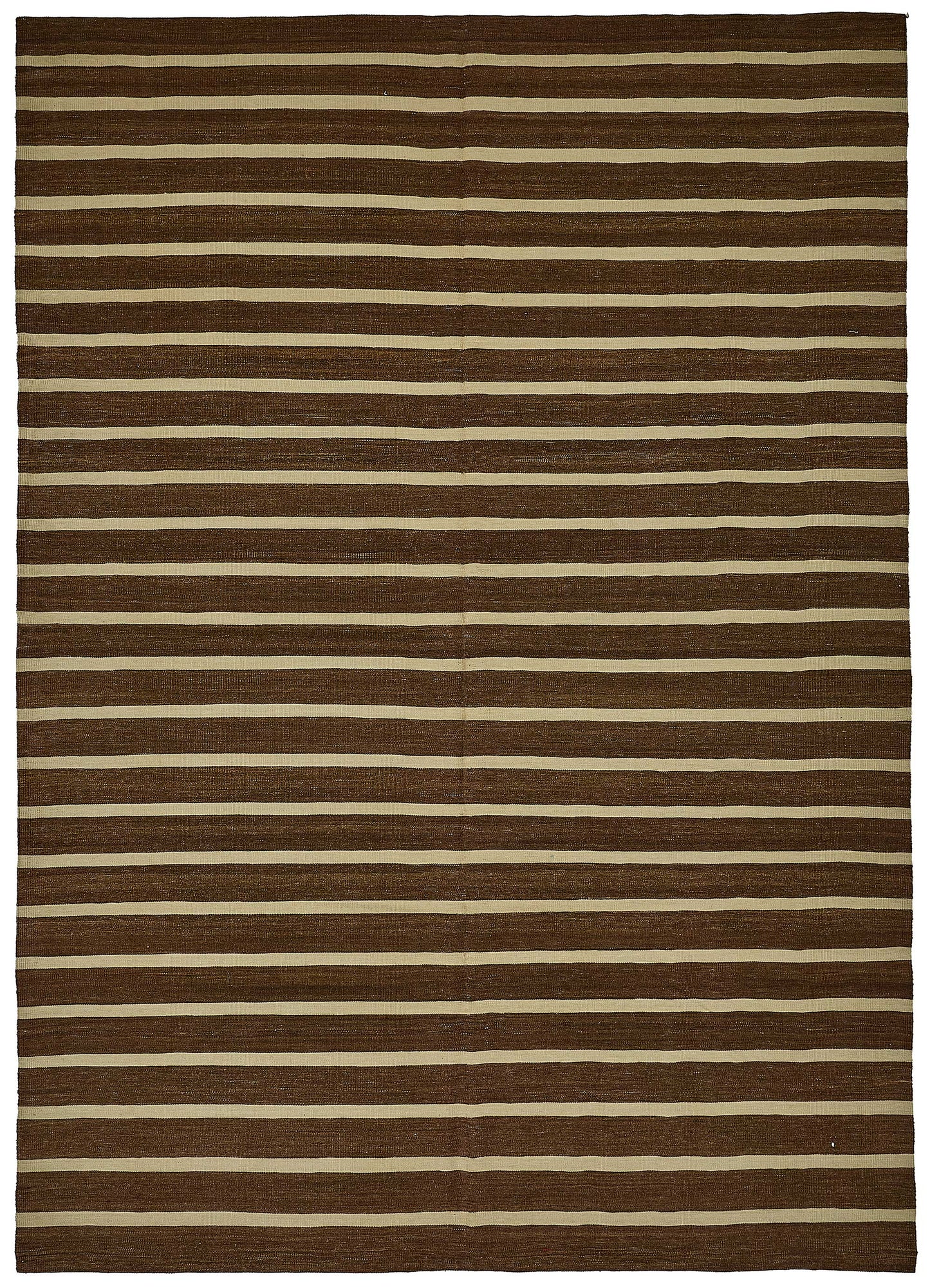 7x9 Contemporary Wool Kilim Rug - 51662