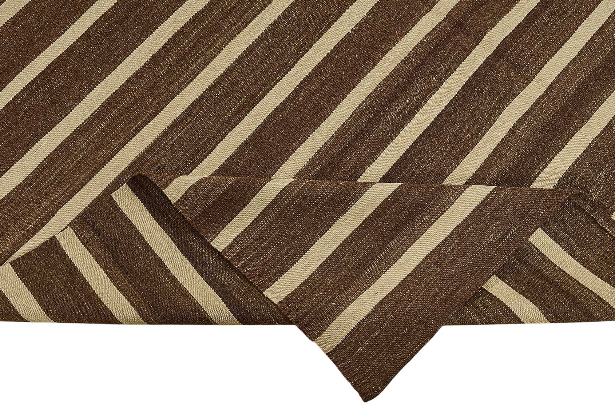 6x9 Contemporary Wool Kilim Rug - 51663