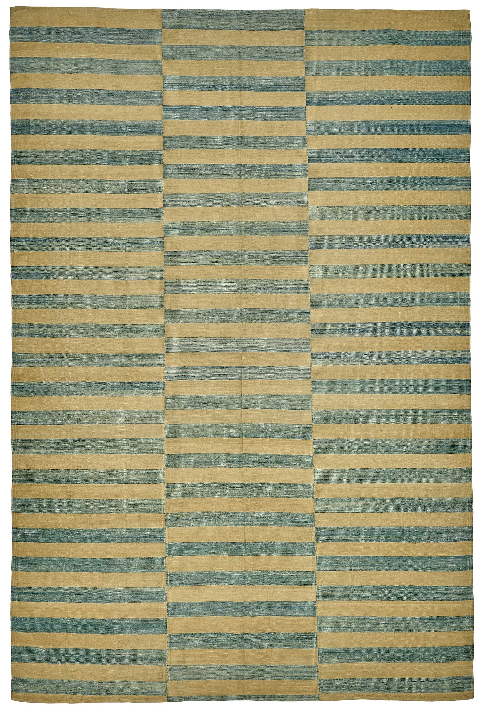 6x9 Contemporary Wool Kilim Rug - 51664