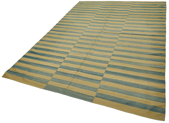 6x9 Contemporary Wool Kilim Rug - 51664
