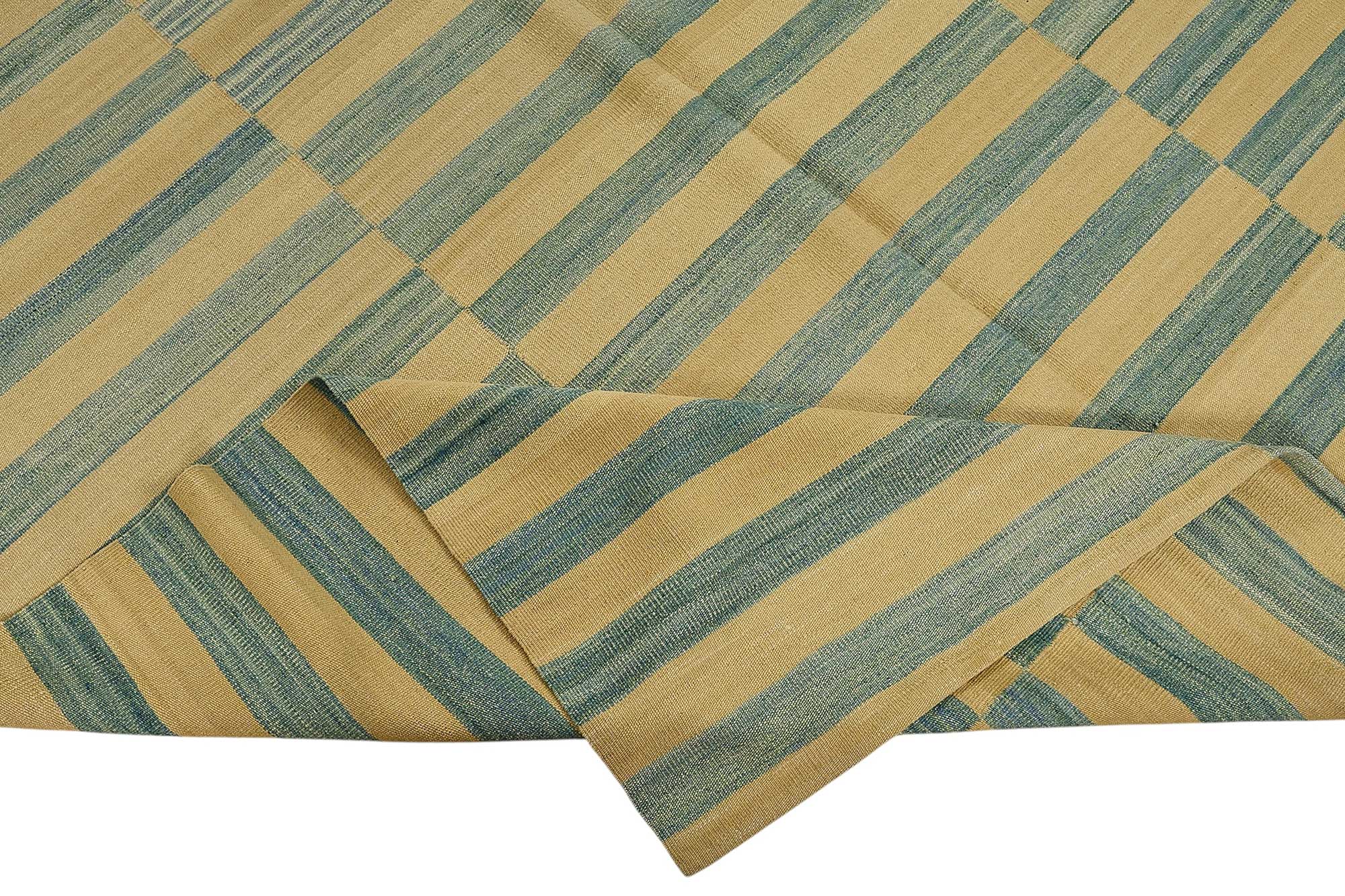 6x9 Contemporary Wool Kilim Rug - 51664