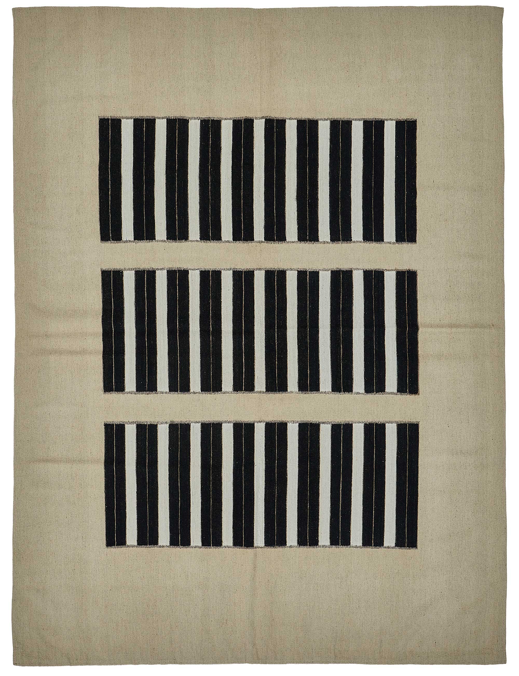 7x9 Contemporary Wool Kilim Rug - 51665