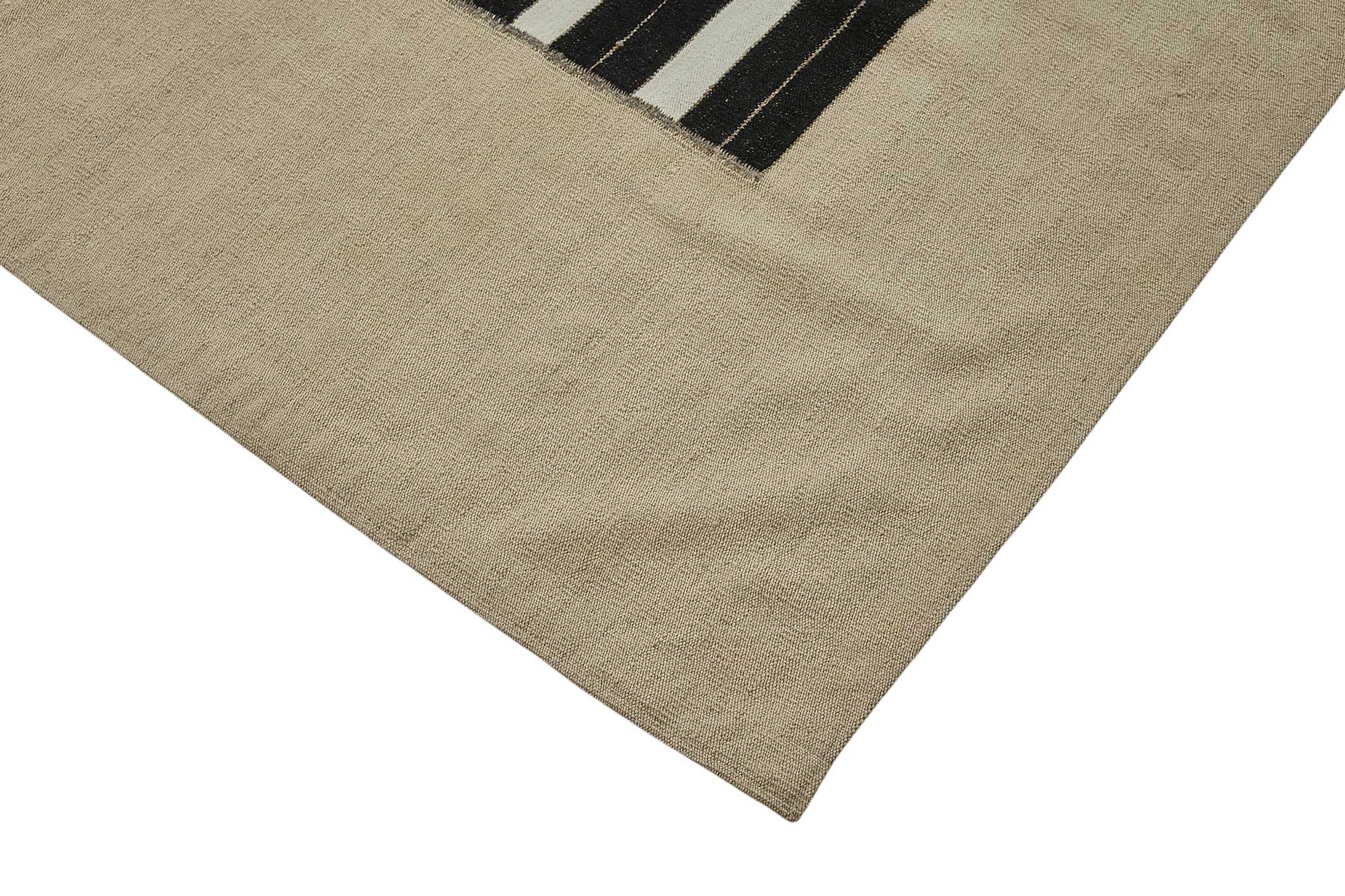 7x9 Contemporary Wool Kilim Rug - 51665