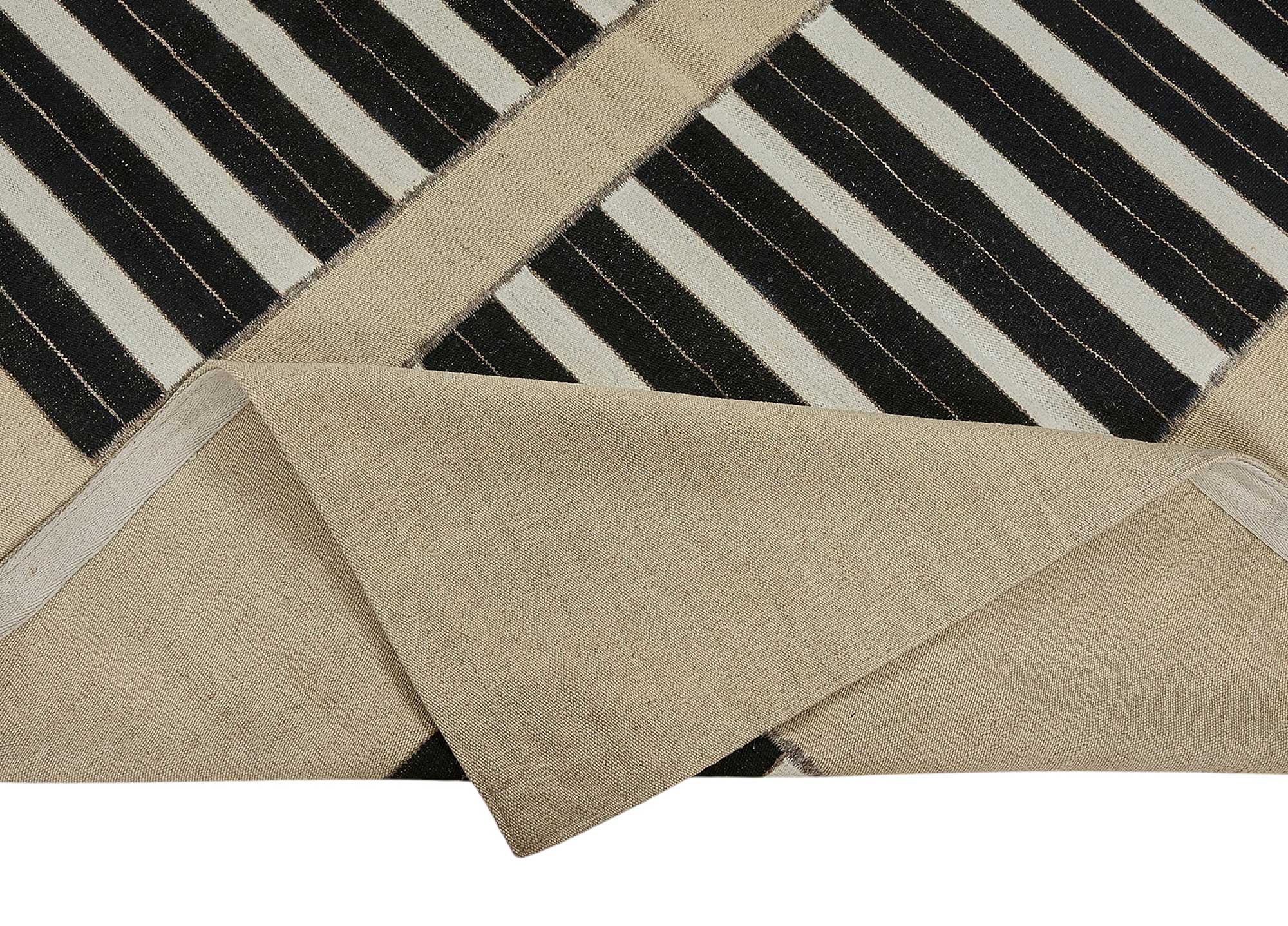 7x9 Contemporary Wool Kilim Rug - 51665