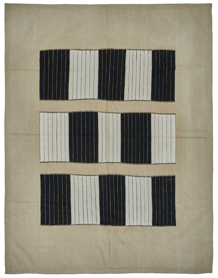 7x9 Contemporary Wool Kilim Rug - 51666