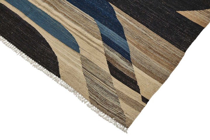 5x8 Contemporary Wool Kilim Rug - 51667