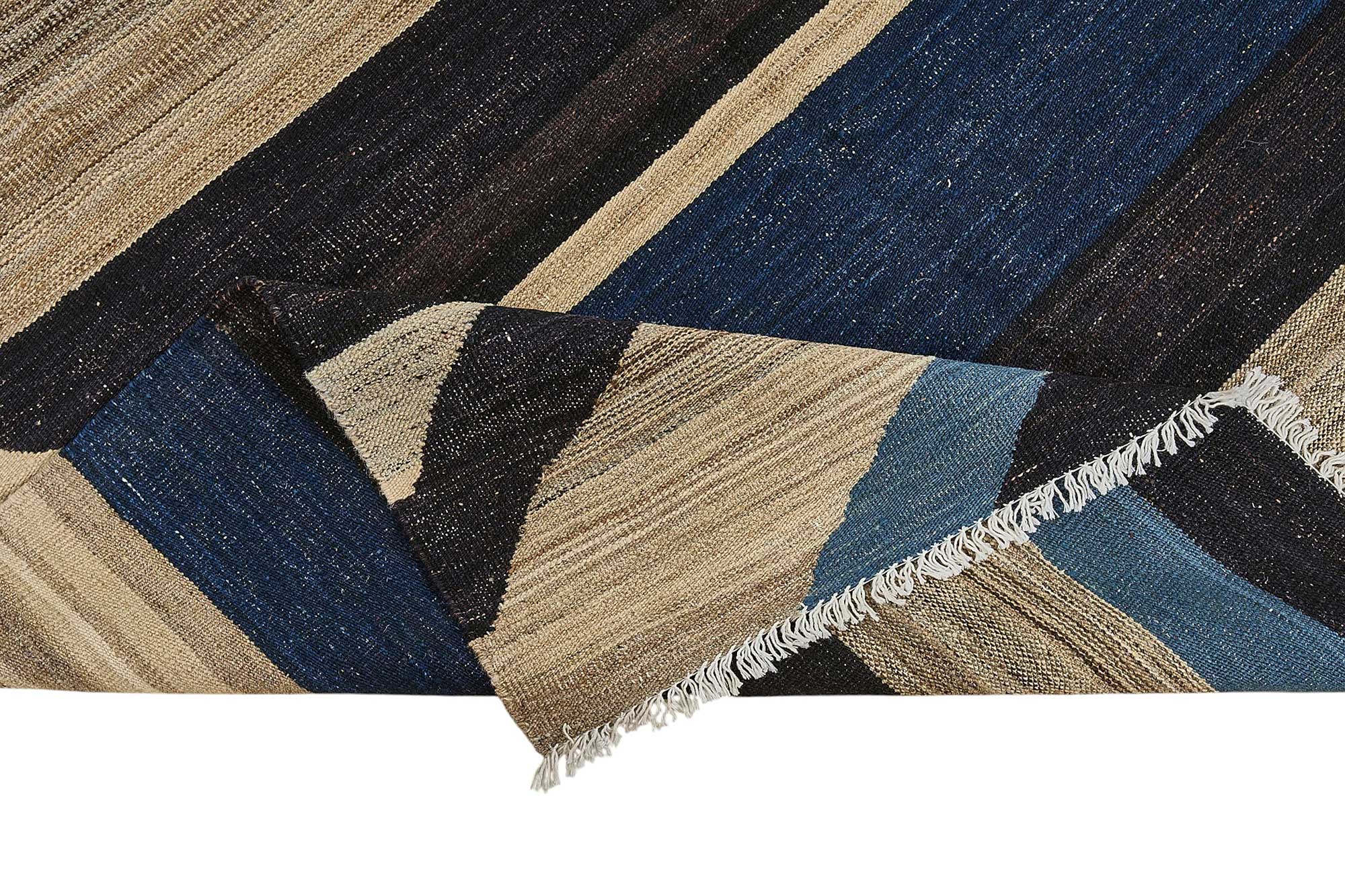 5x8 Contemporary Wool Kilim Rug - 51667