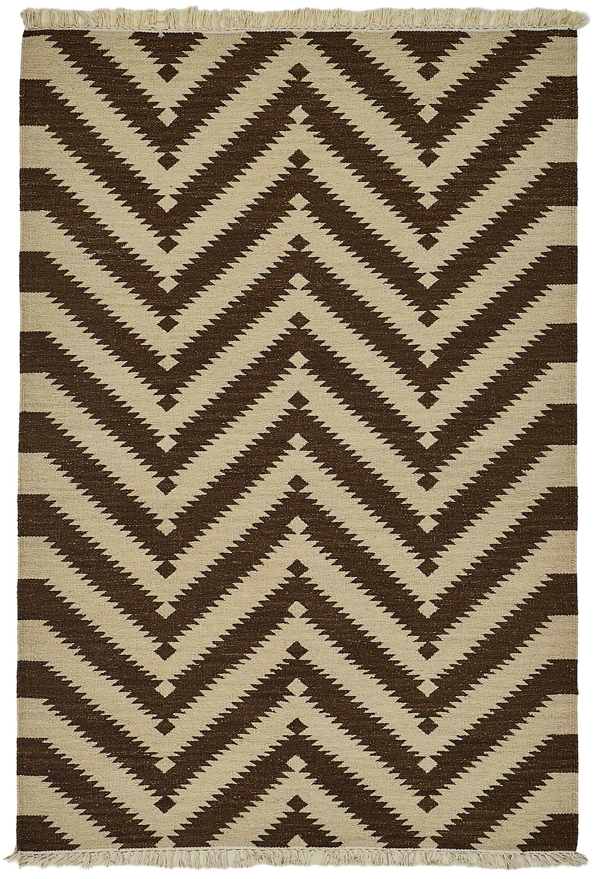 4x6 Contemporary Wool Kilim Rug - 51669