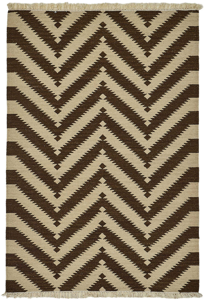 4x6 Contemporary Wool Kilim Rug - 51669