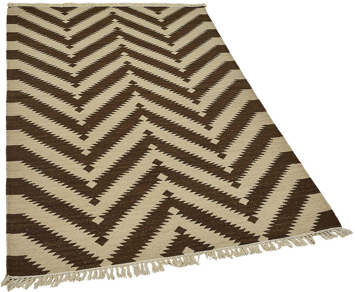4x6 Contemporary Wool Kilim Rug - 51669