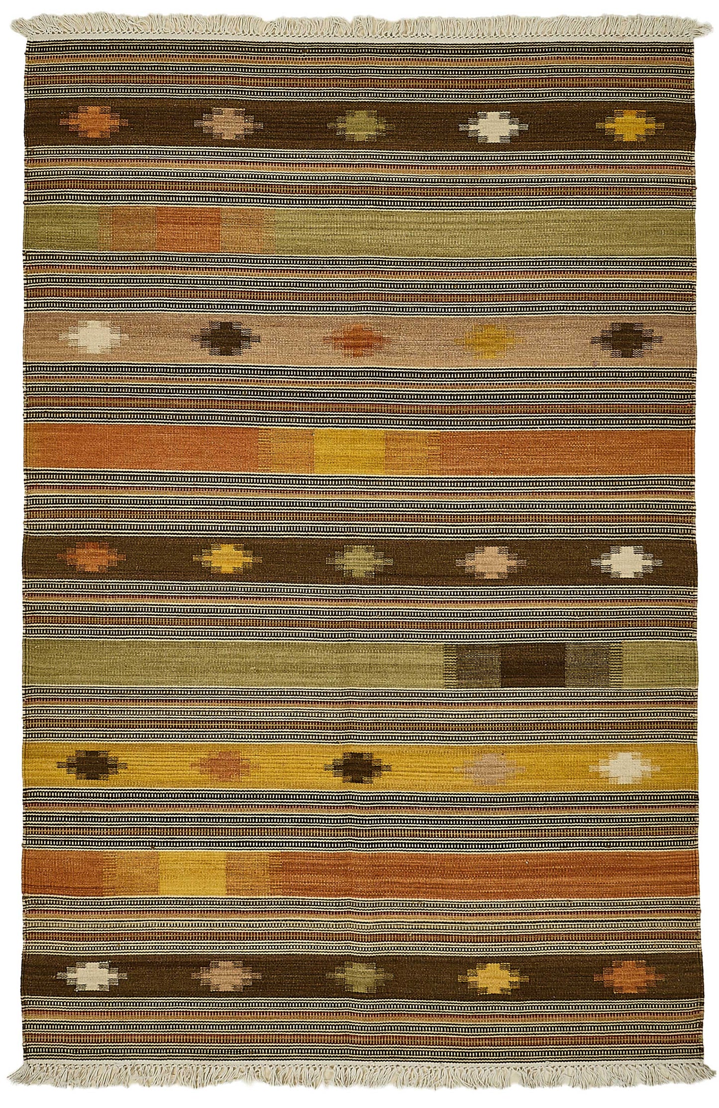 4x6 Contemporary Wool Kilim Rug - 51670